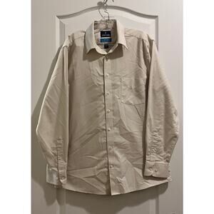 Stafford Slim Fit Oxford Shirt in Off White